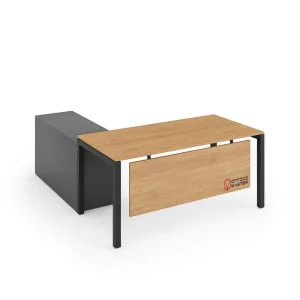 BELLA – Office Desk with Side Cabinet - Image 13