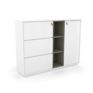 Alternative view of Bordo Edge Series Mid-Height Cabinet