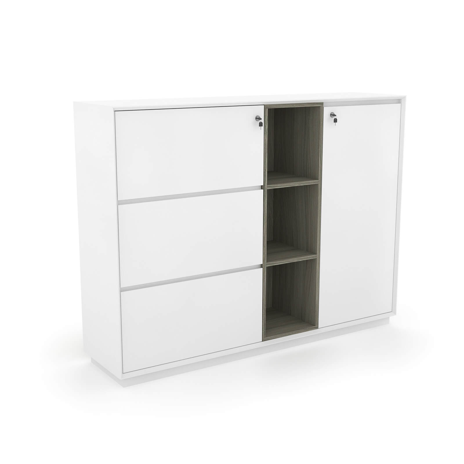 Bordo Edge Series Mid-Height Cabinet - Image 2