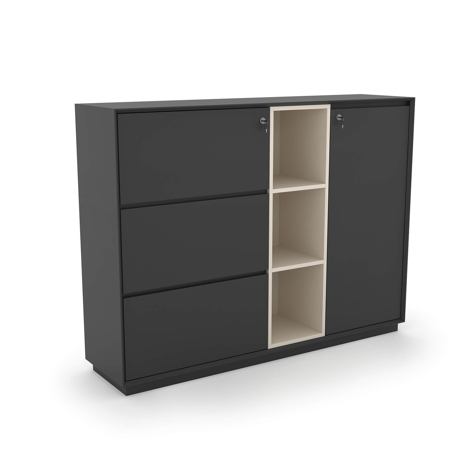 Bordo Edge Series Mid-Height Cabinet - Image 4
