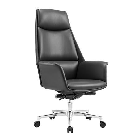 ELEANOR High Back Leather Chair - Image 4
