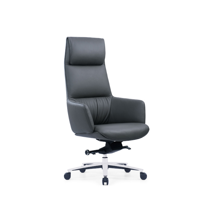 KALLIOPI High Back Leather Chair - Image 4
