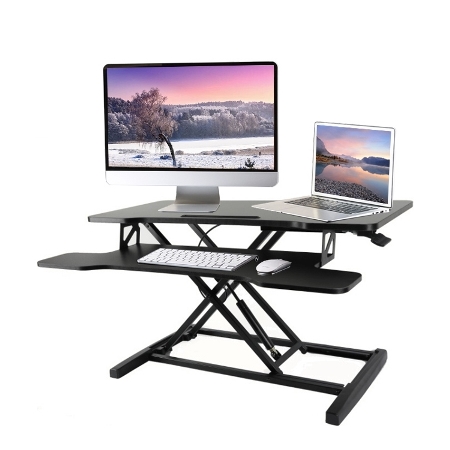 SIT-TO-STAND Height Adjustable Desk Riser - Image 2