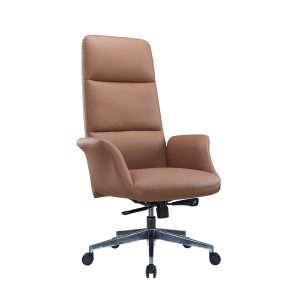 VERONA – HIGH BACK Black PU LEATHER CHAIR - Image 4