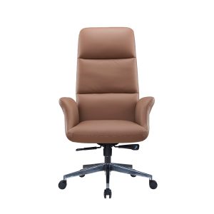 VERONA – HIGH BACK Black PU LEATHER CHAIR