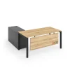 BELLA – Office Desk with Side Cabinet