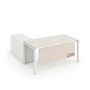 BELLA – Office Desk with Side Cabinet - Image 11
