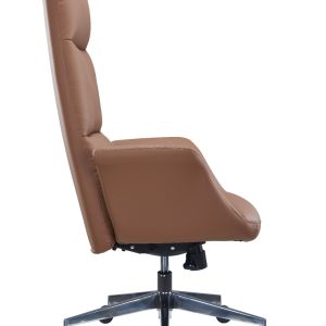 VERONA – HIGH BACK Black PU LEATHER CHAIR - Image 3